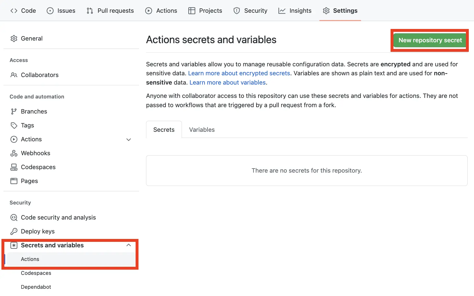 set-secret-github-actions