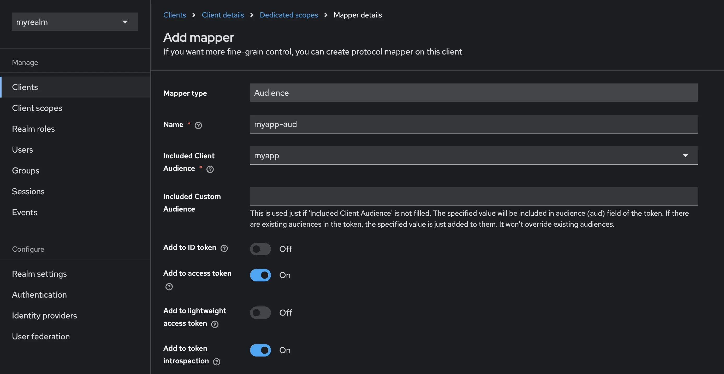 keycloak-clients-myapp-client-scopes-dedicated-new-mapper-detail