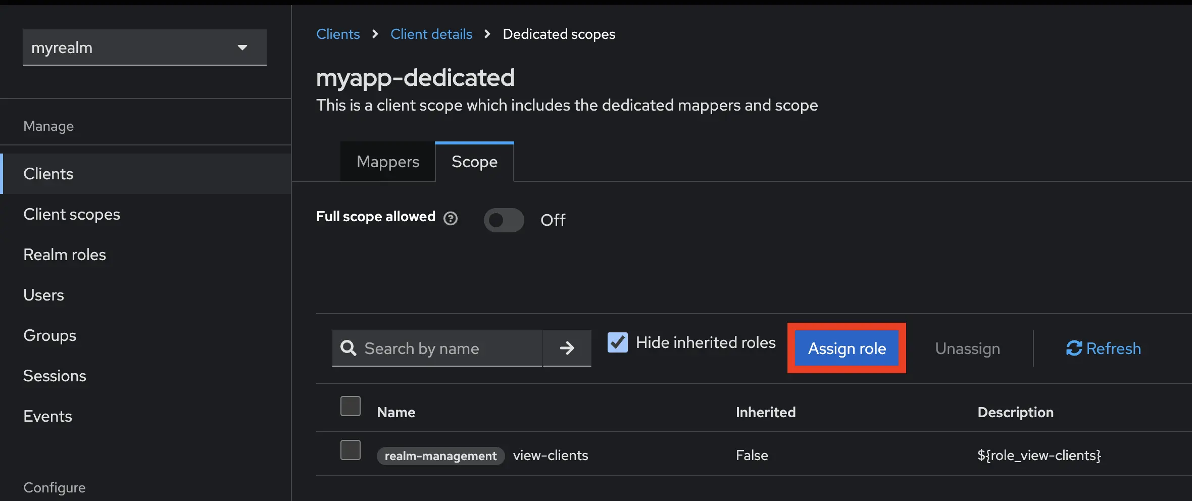 keycloak-clients-myapp-client-scopes-dedicated-scope-assign-role