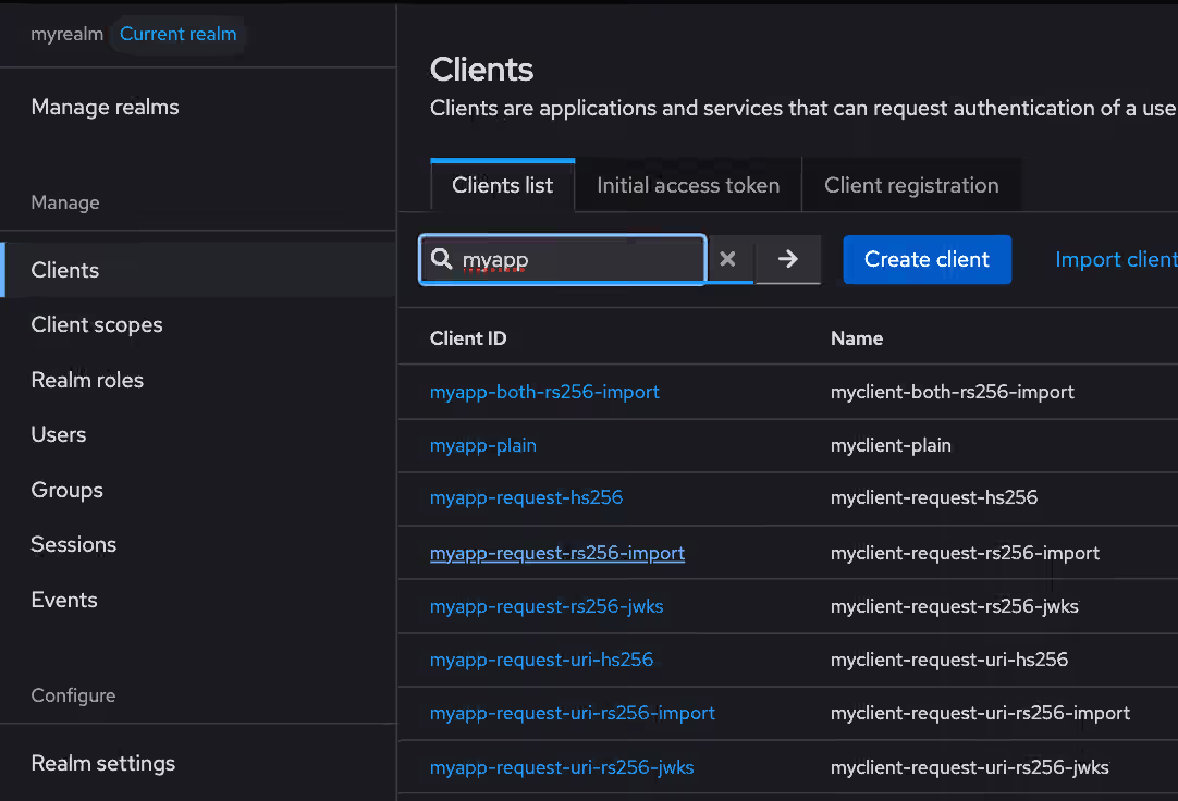 keycloak-clients